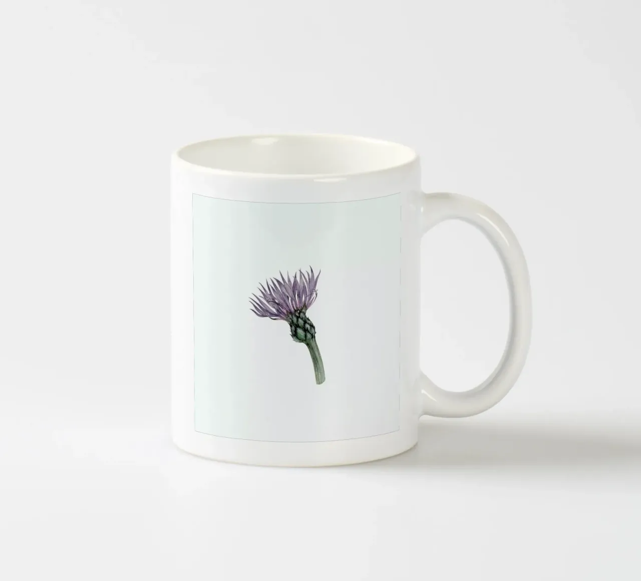 Cornflower ceramic mug by Maria Vdovichenko