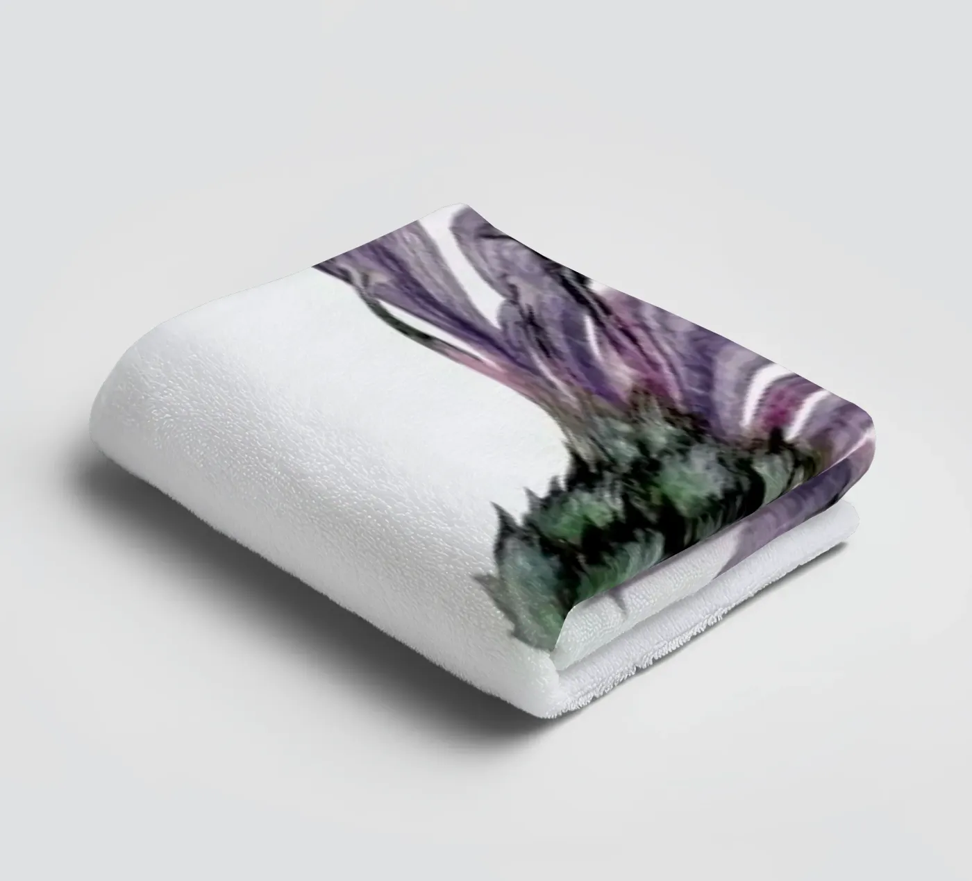 Cornflower towel by Maria Vdovichenko