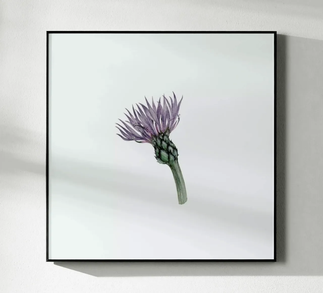 Cornflower acrylic glass by Maria Vdovichenko