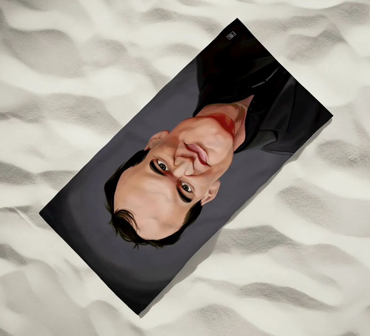 Quentin Tarantino telo mare da Rob Art | Illustration