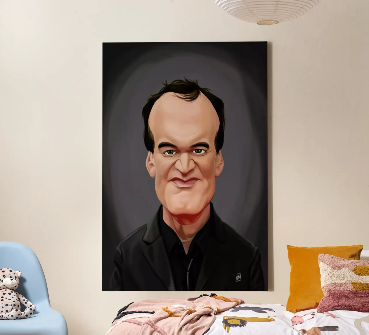 Quentin Tarantino tela da Rob Art | Illustration