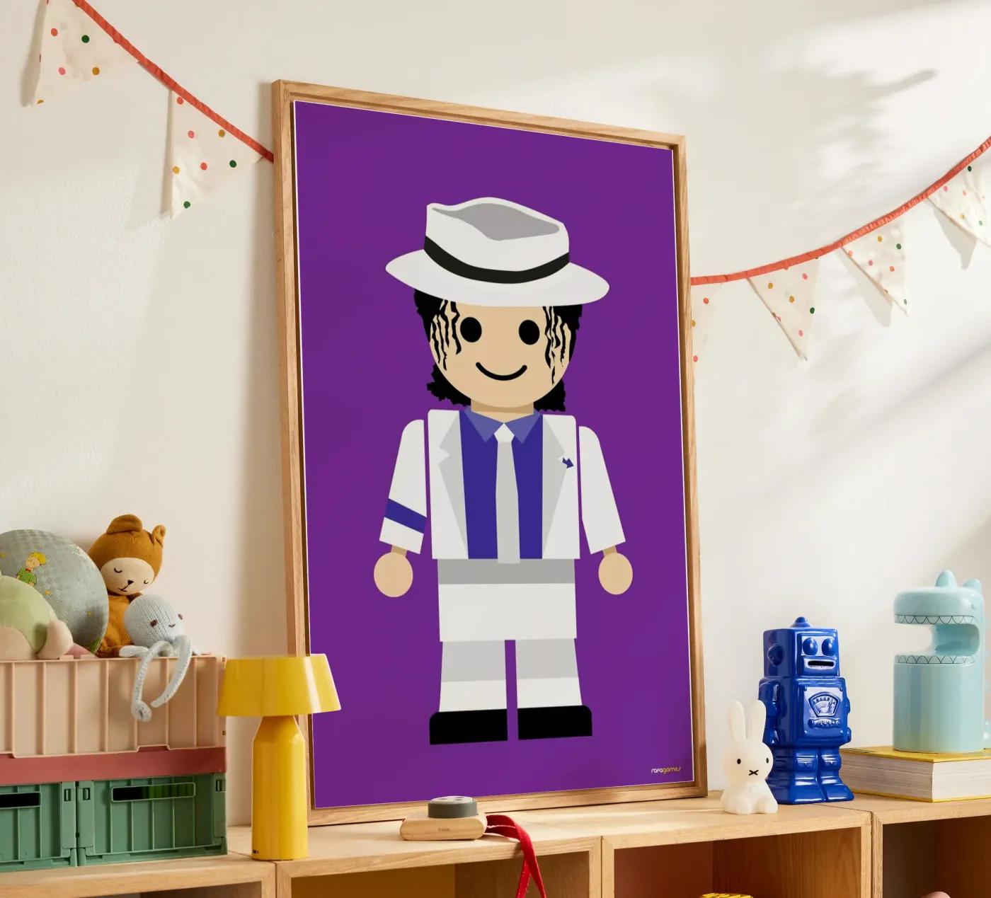 Michael Jackson 1 Toy plexiglass da Rafa Gomes