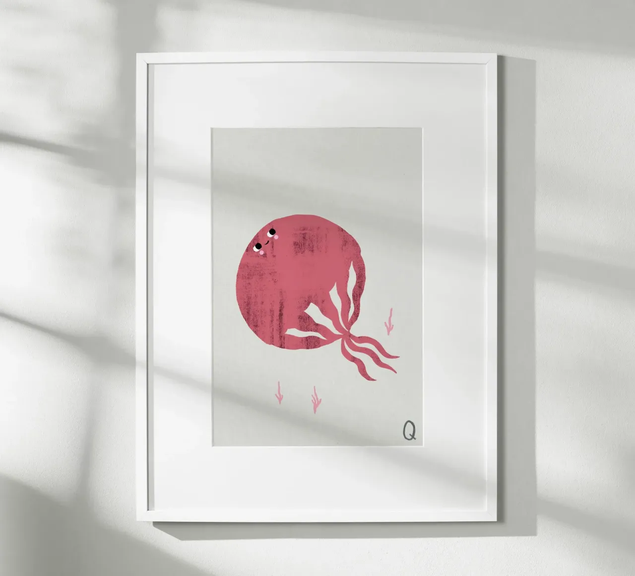 ABC Kids - Quail poster con telaio in plastica da typealive