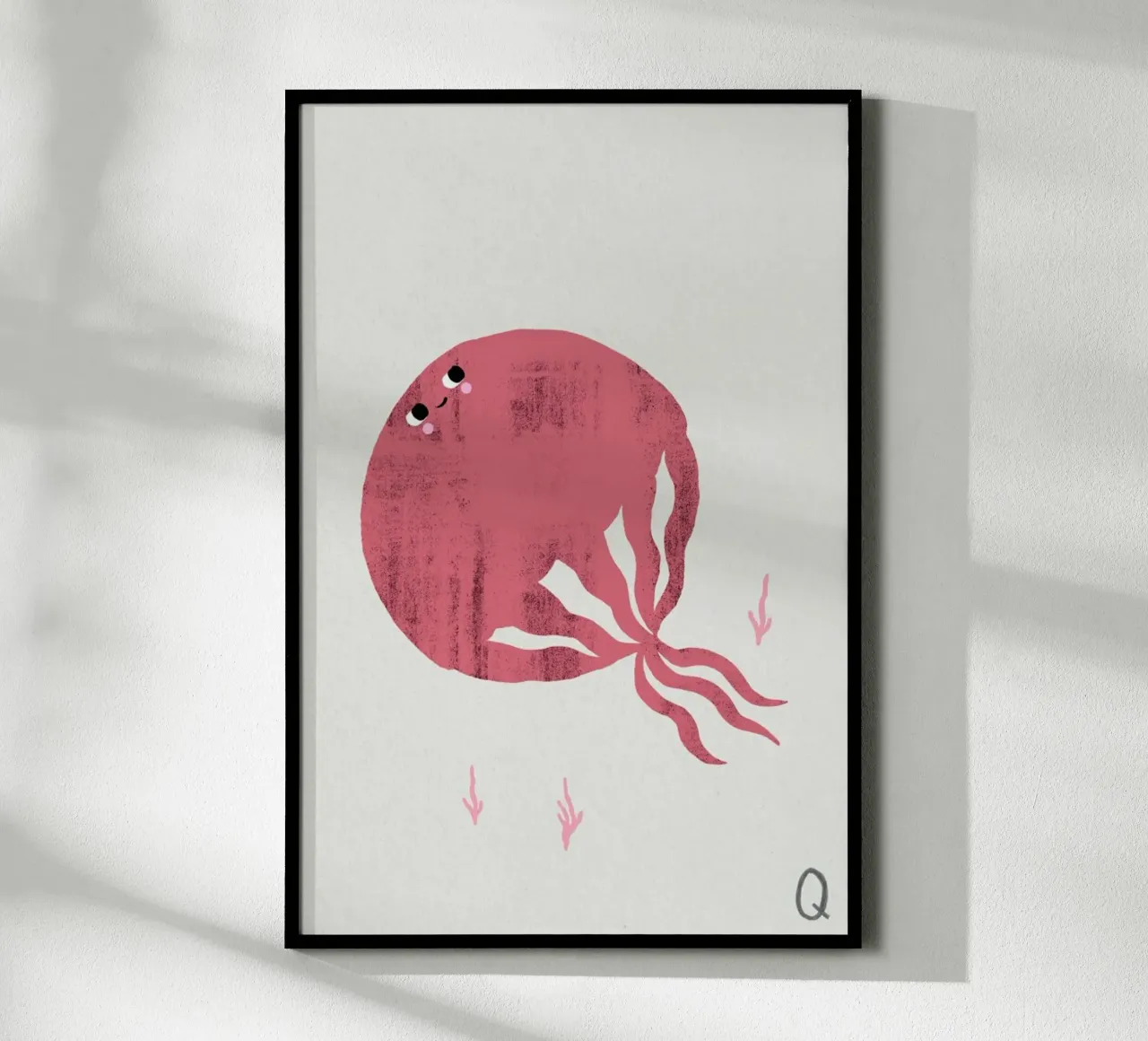 ABC Kids - Quail poster con telaio in plastica da typealive