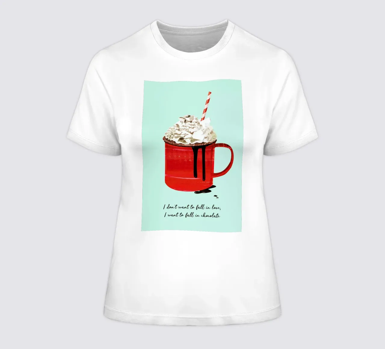 Fall in Chocolate t-shirt da donna da Goed Blauw