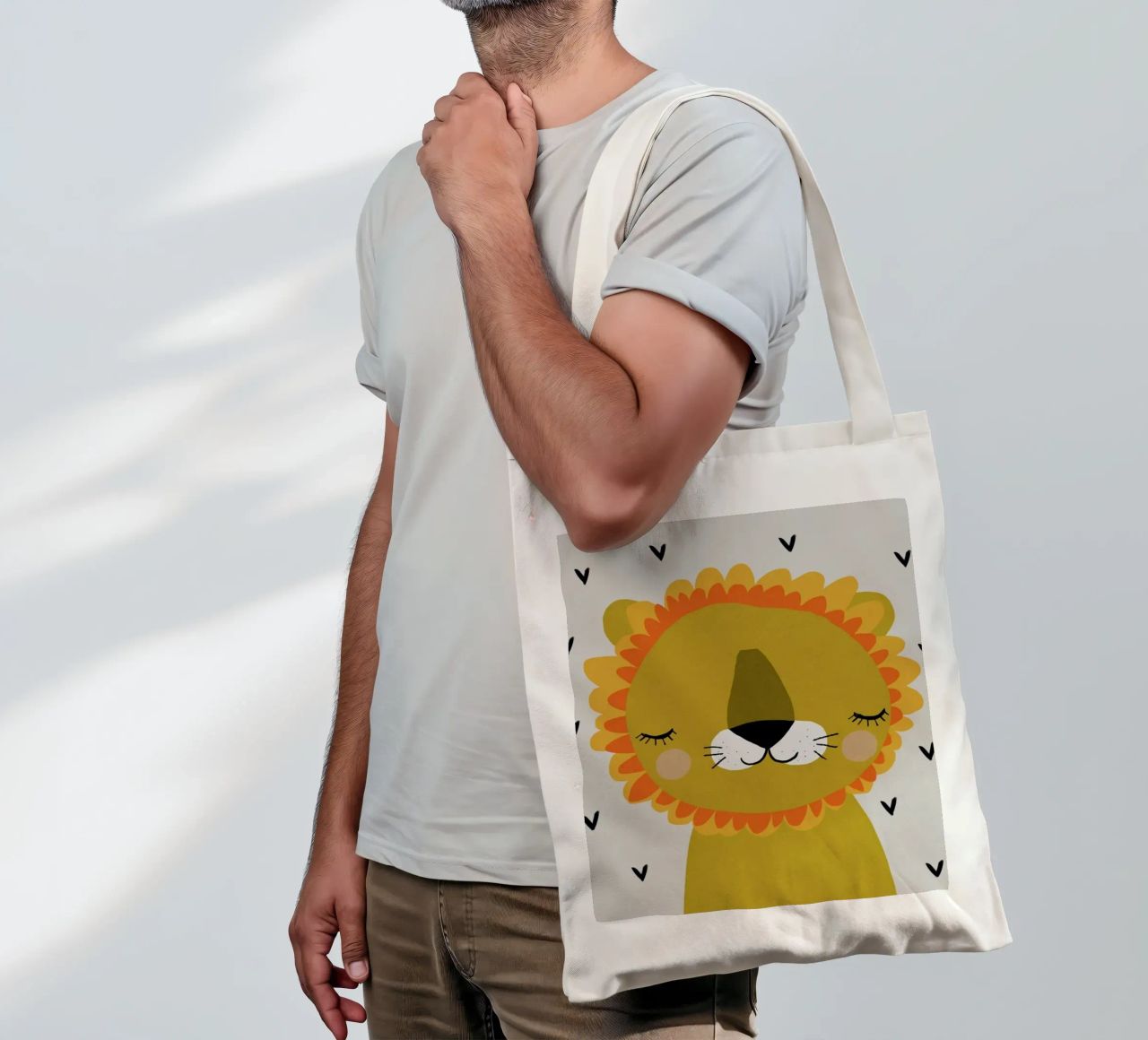 Little Lion tote bag de treechild