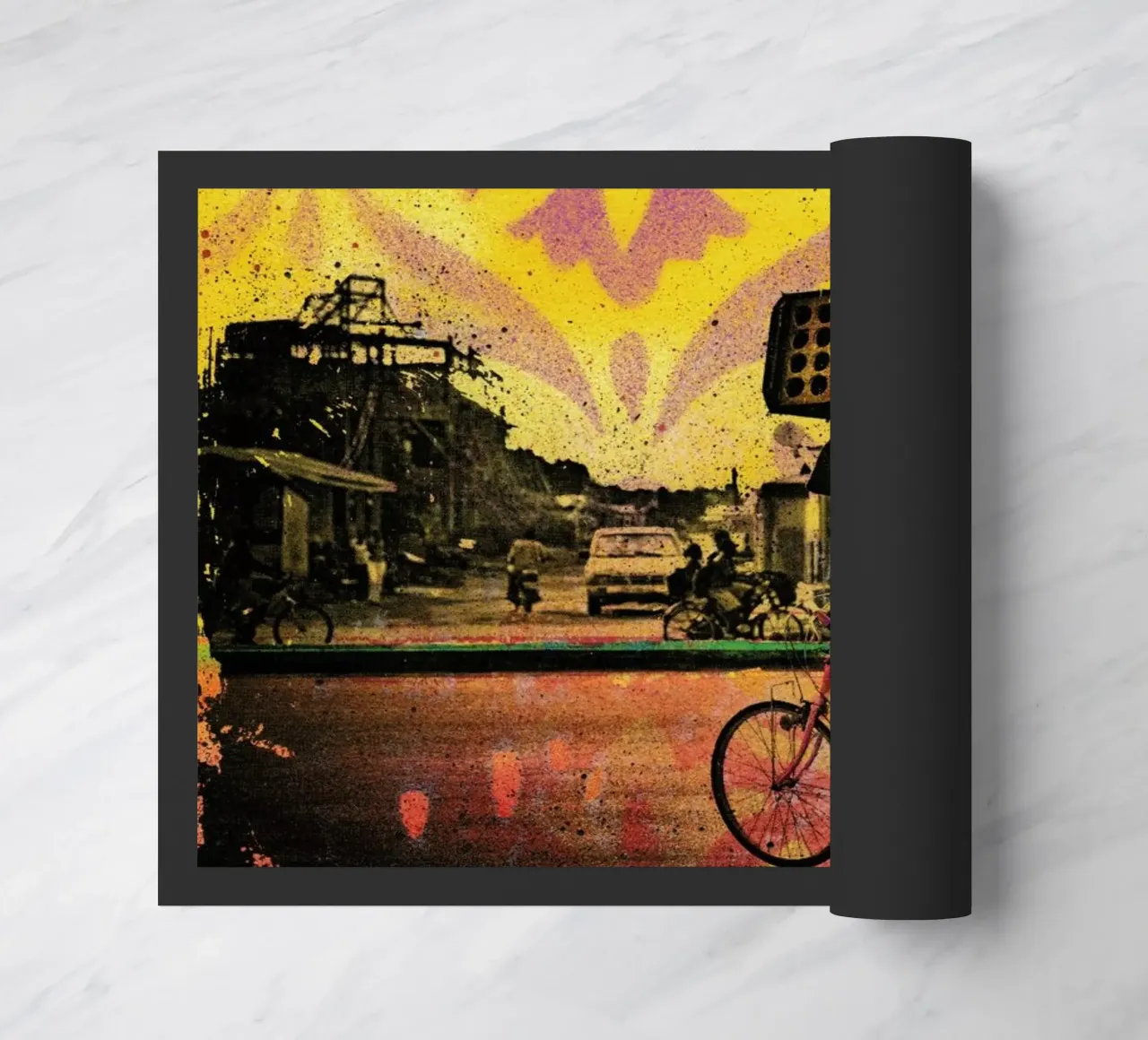 Beat Record doormat by Tameo