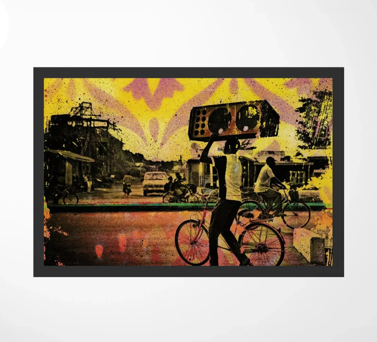 Beat Record doormat by Tameo