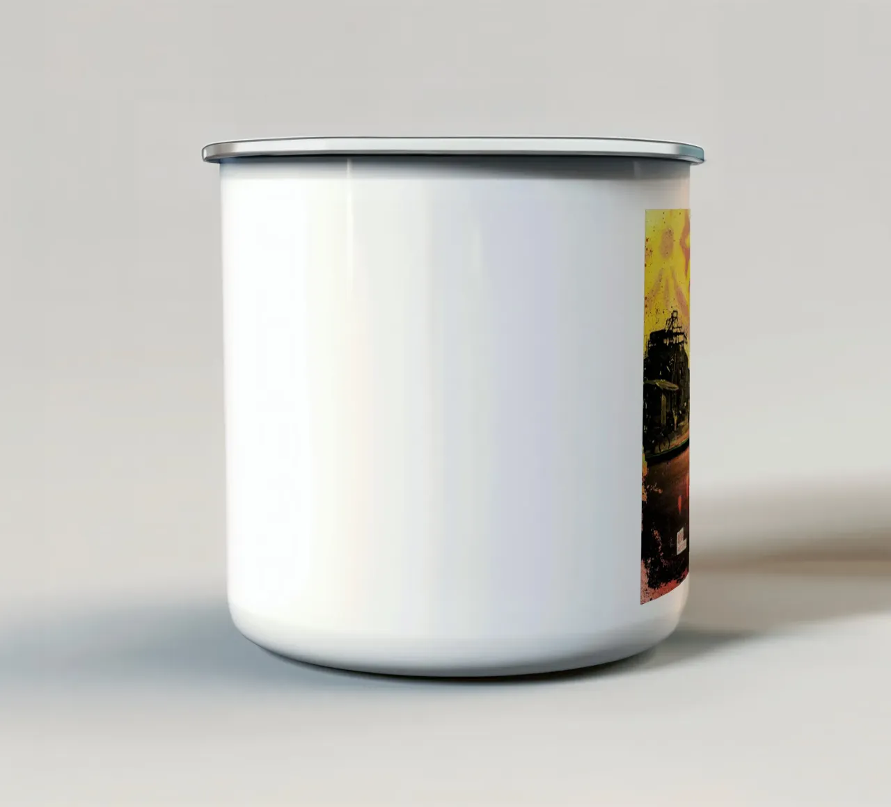 Beat Record tazza in smalto da Tameo