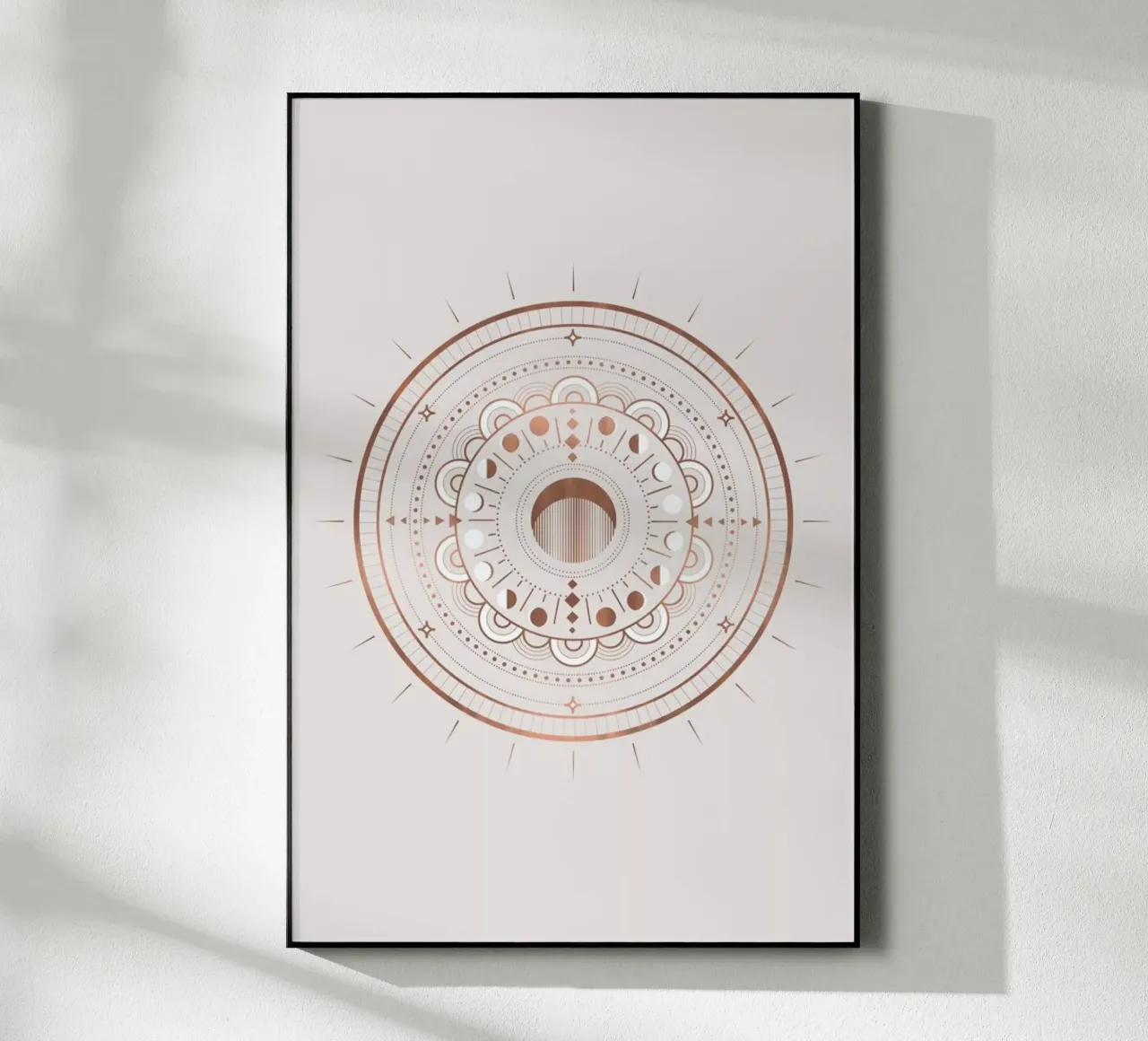 Moon Mandala Rosé plexiglass da cafelab