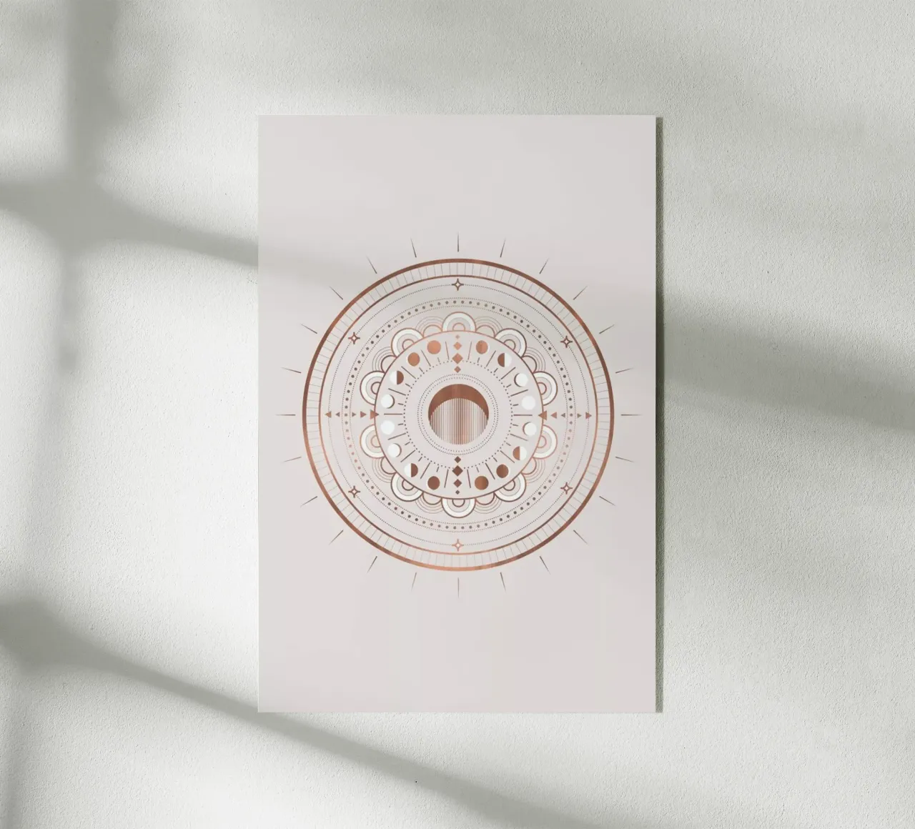 Moon Mandala Rosé plexiglass da cafelab