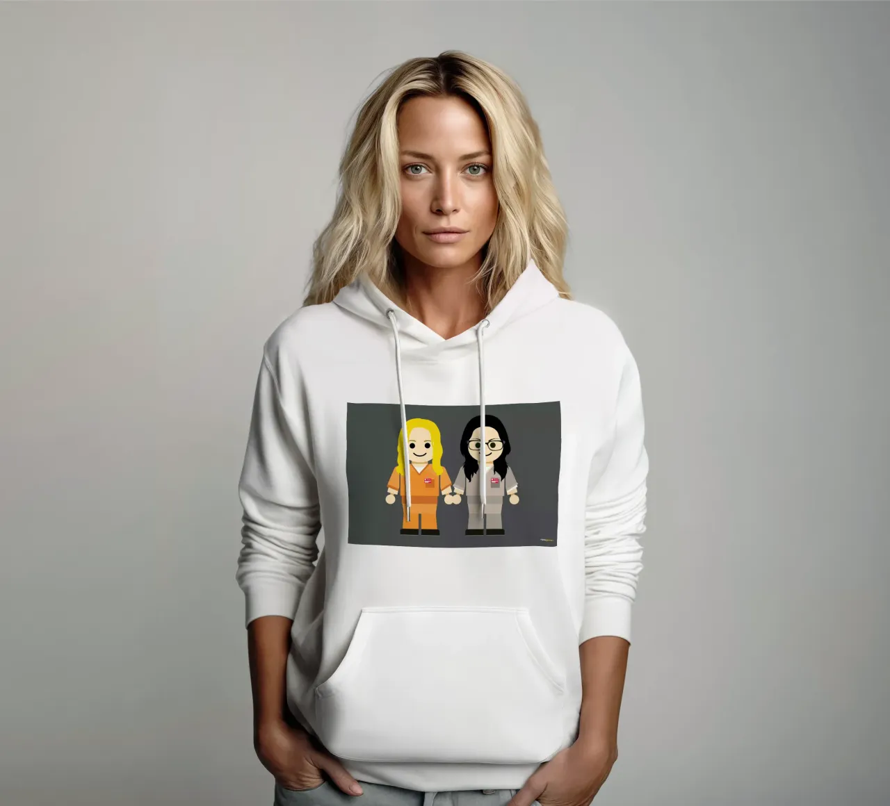 Piper and Alex Toy felpa con cappuccio da Rafa Gomes