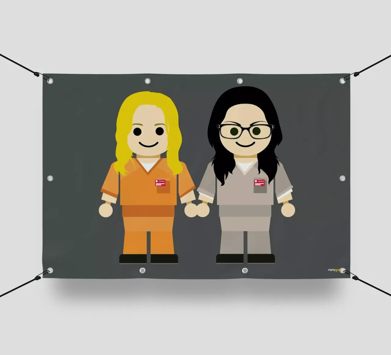 Piper and Alex Toy telo in pvc da Rafa Gomes