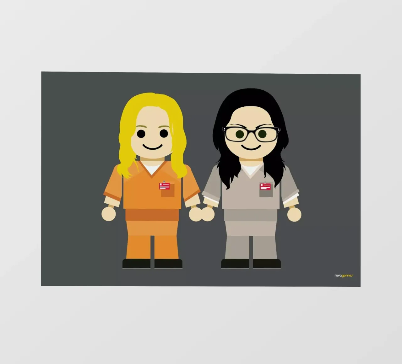 Piper and Alex Toy telo in pvc da Rafa Gomes