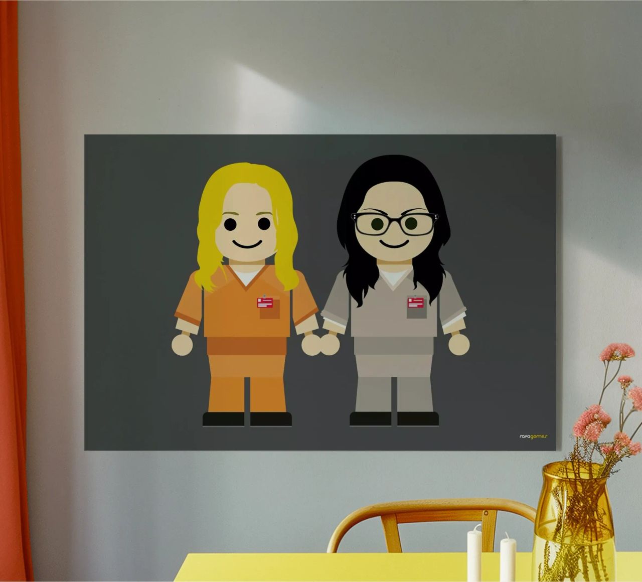 Piper and Alex Toy plexiglass da Rafa Gomes
