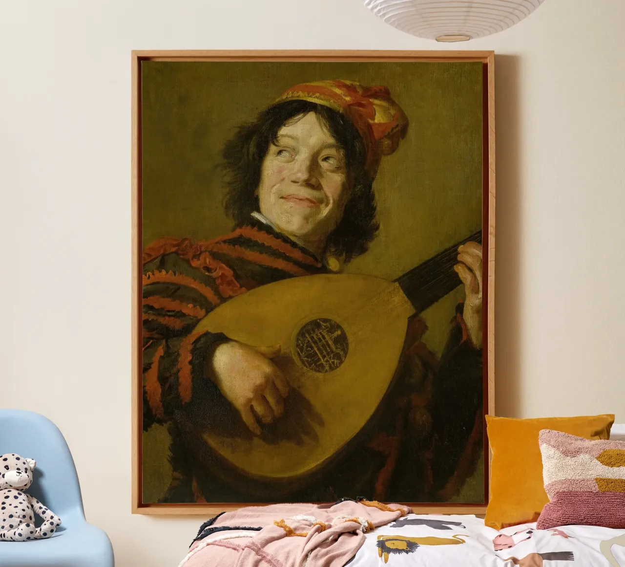 Frans Hals - The Lute Player canvas by Timeless Artworks