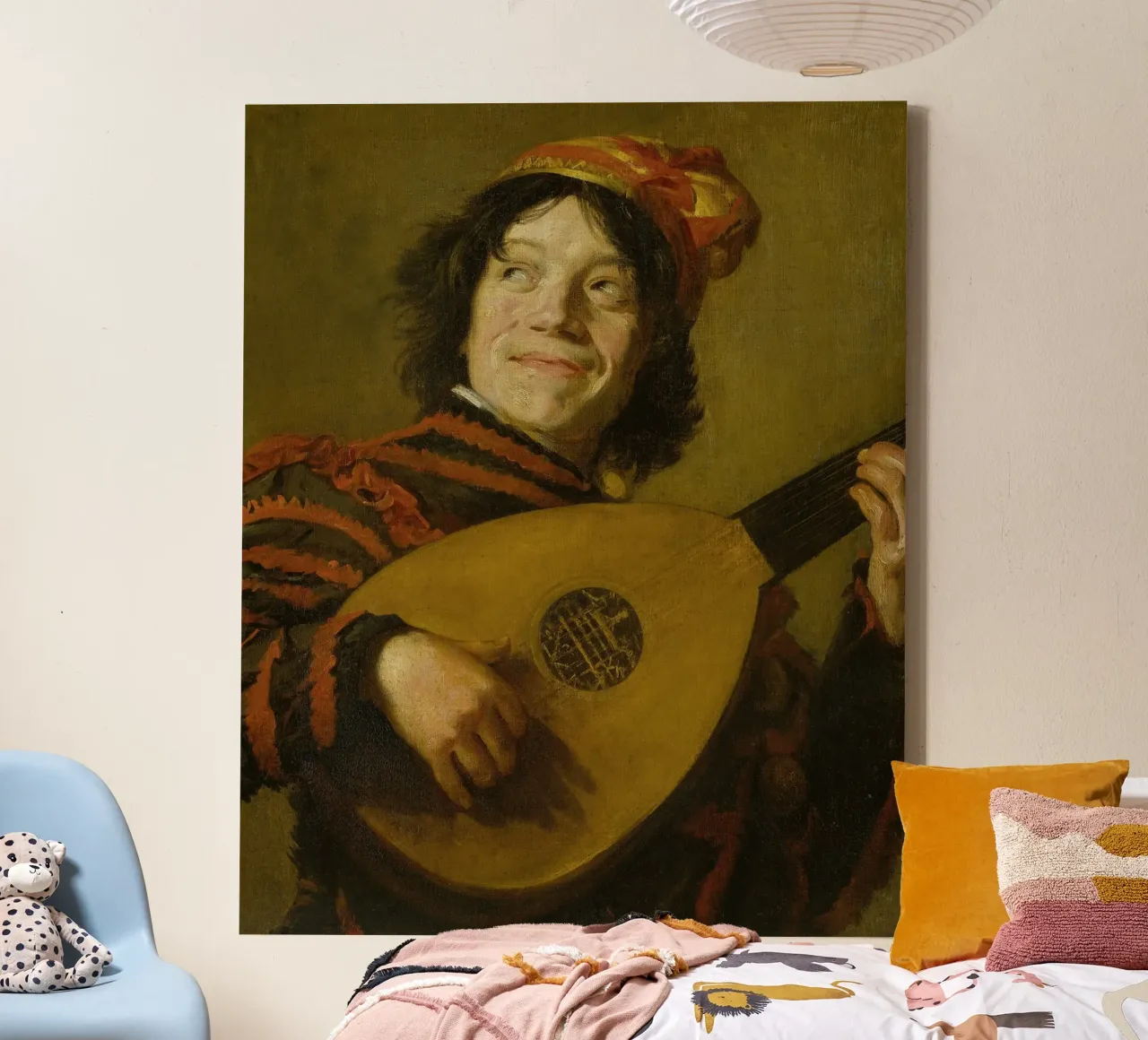 Frans Hals - The Lute Player canvas by Timeless Artworks