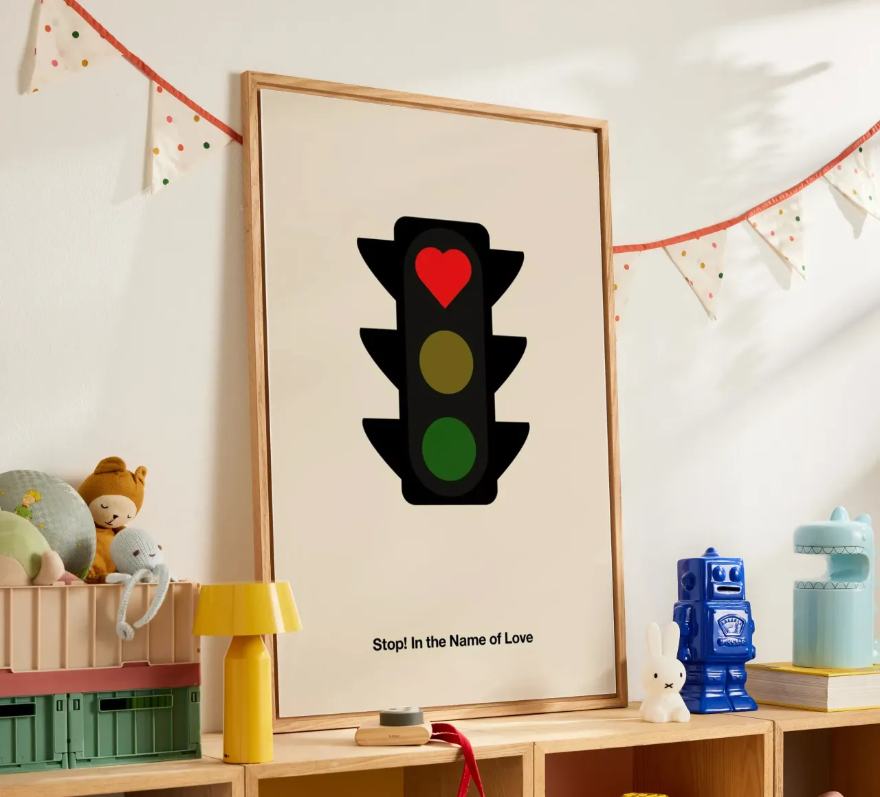 Stop! In the Name of Love plexiglass da Viktor Hertz