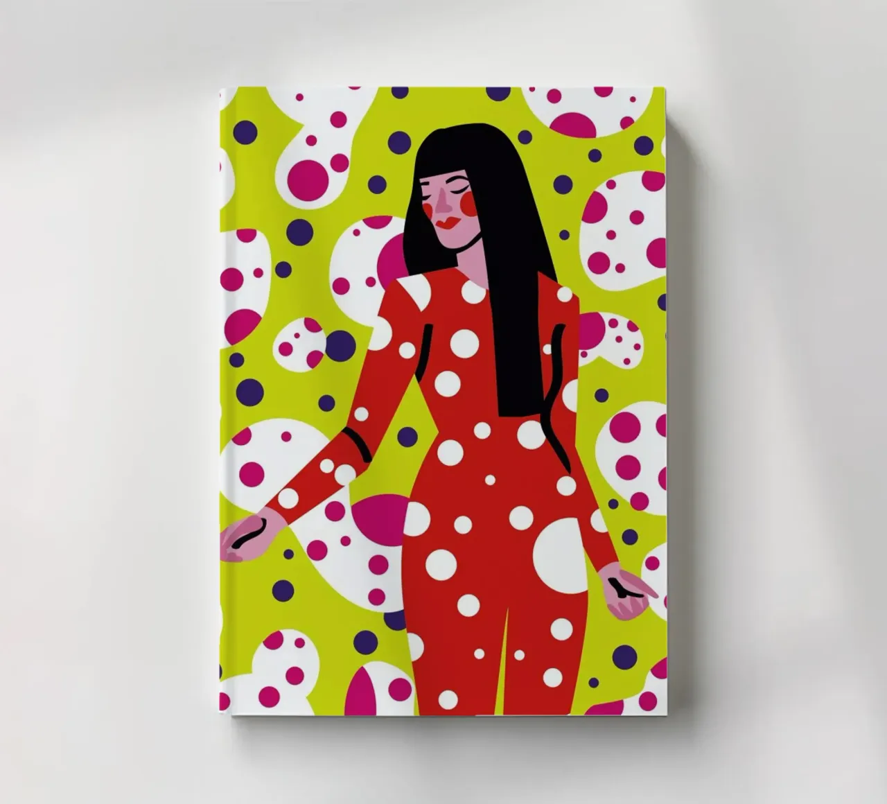 Kusama Print notebook by Mariery Young