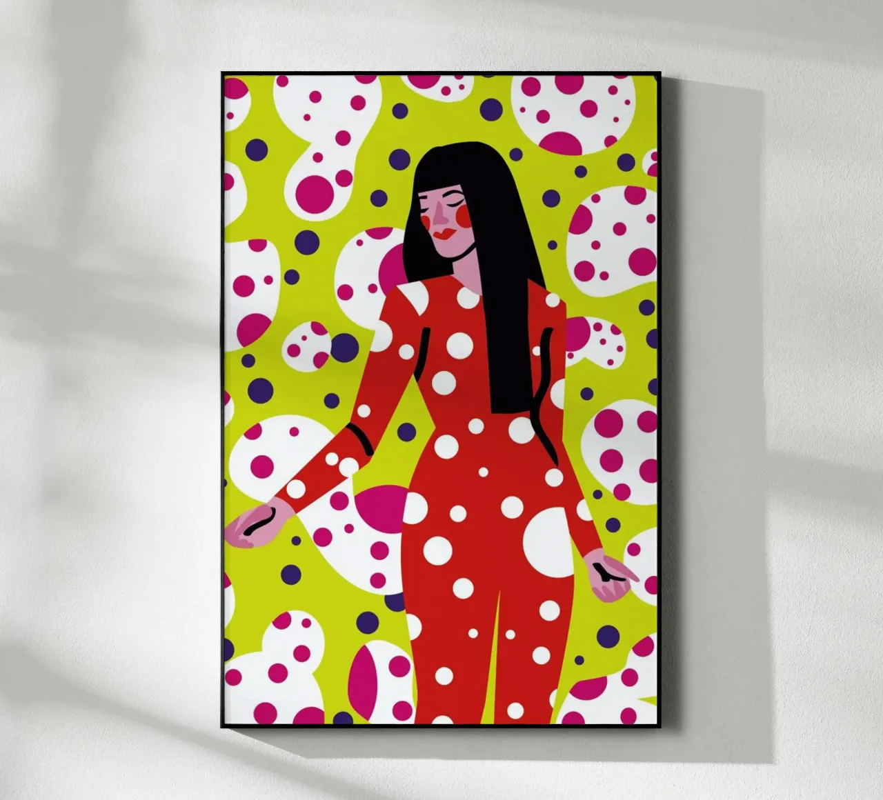 Kusama Print plexiglass da Mariery Young
