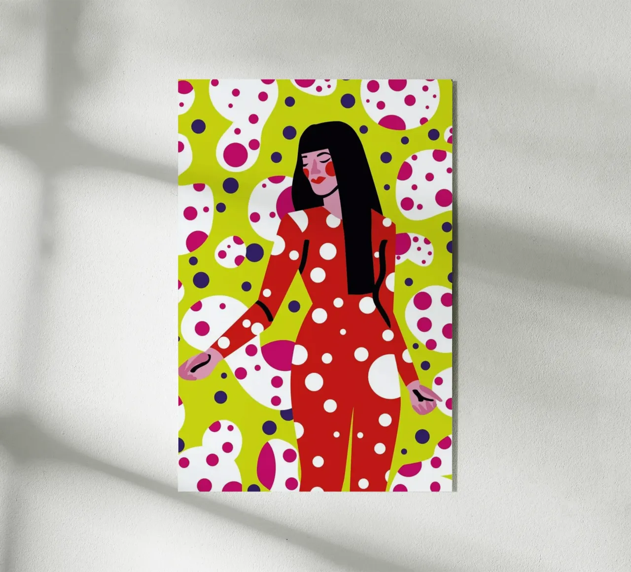 Kusama Print plexiglass da Mariery Young