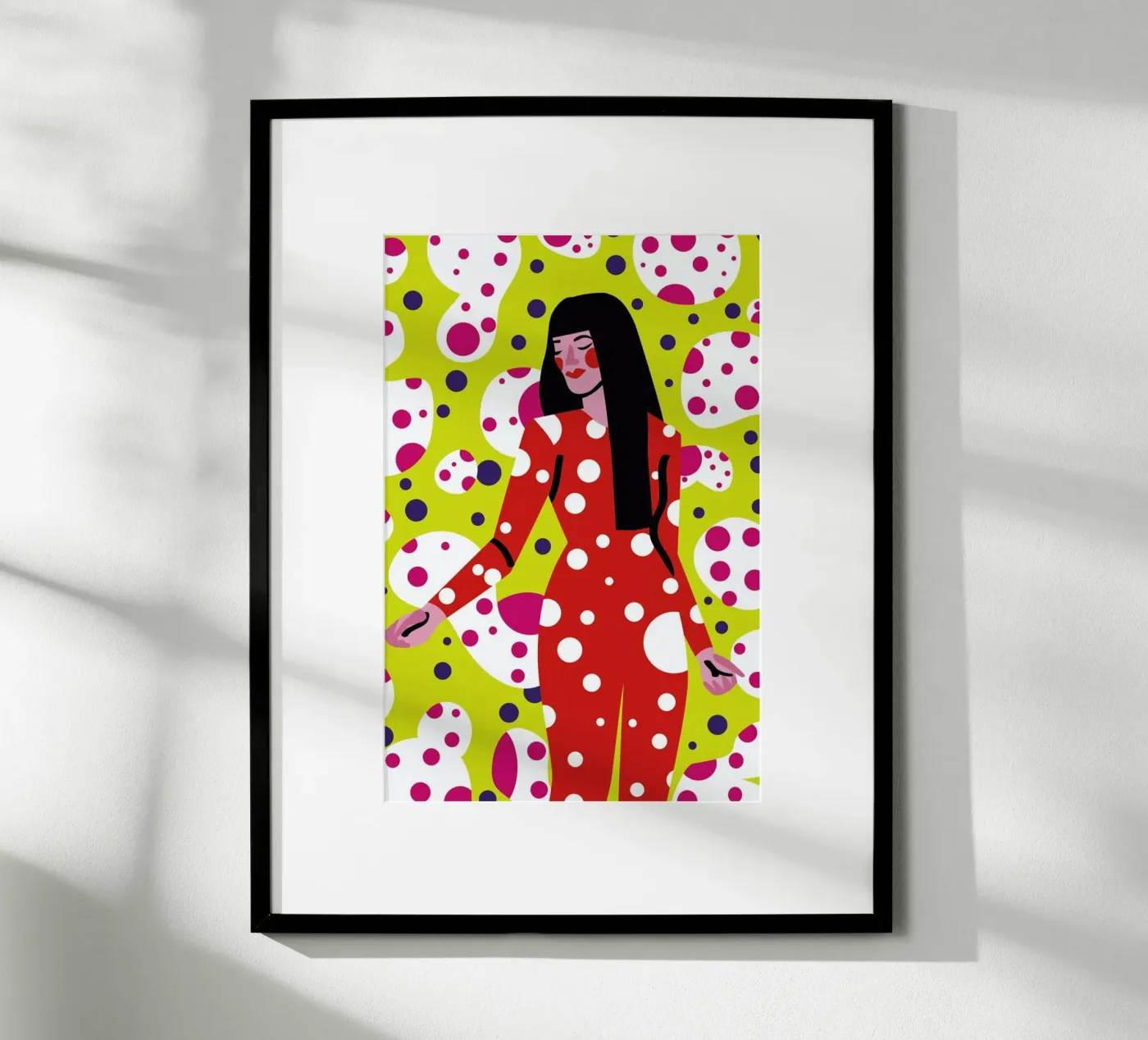 Kusama Print poster da Mariery Young
