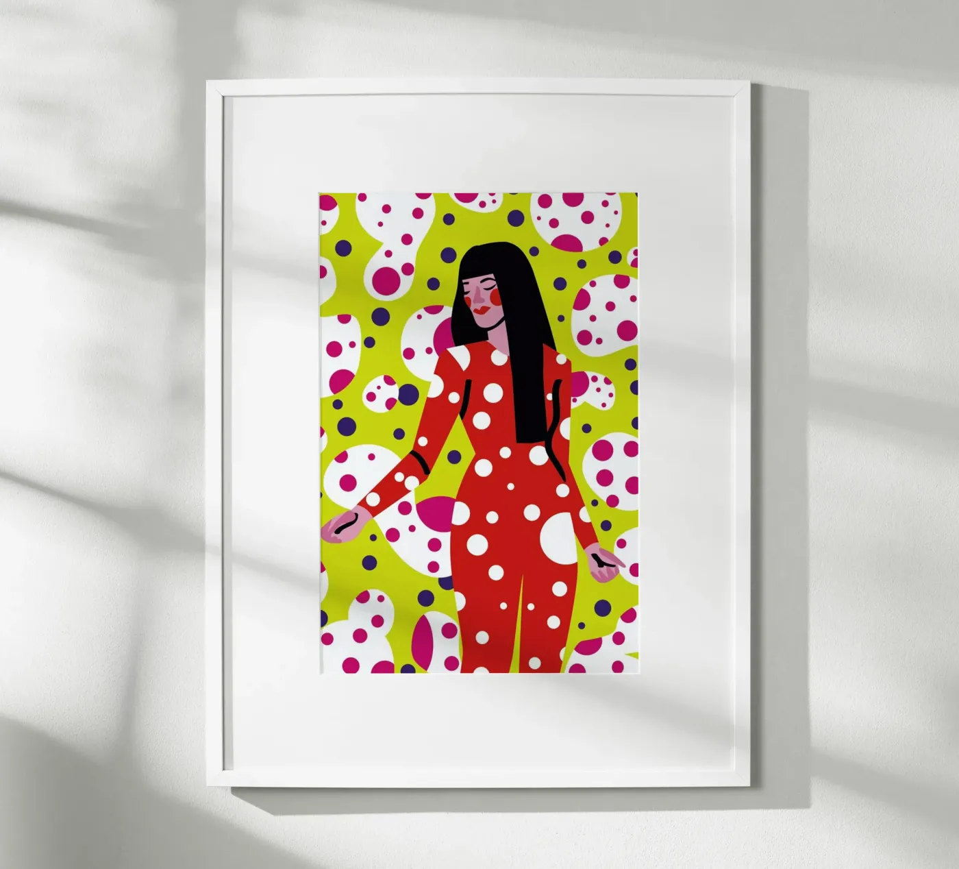 Kusama Print poster da Mariery Young