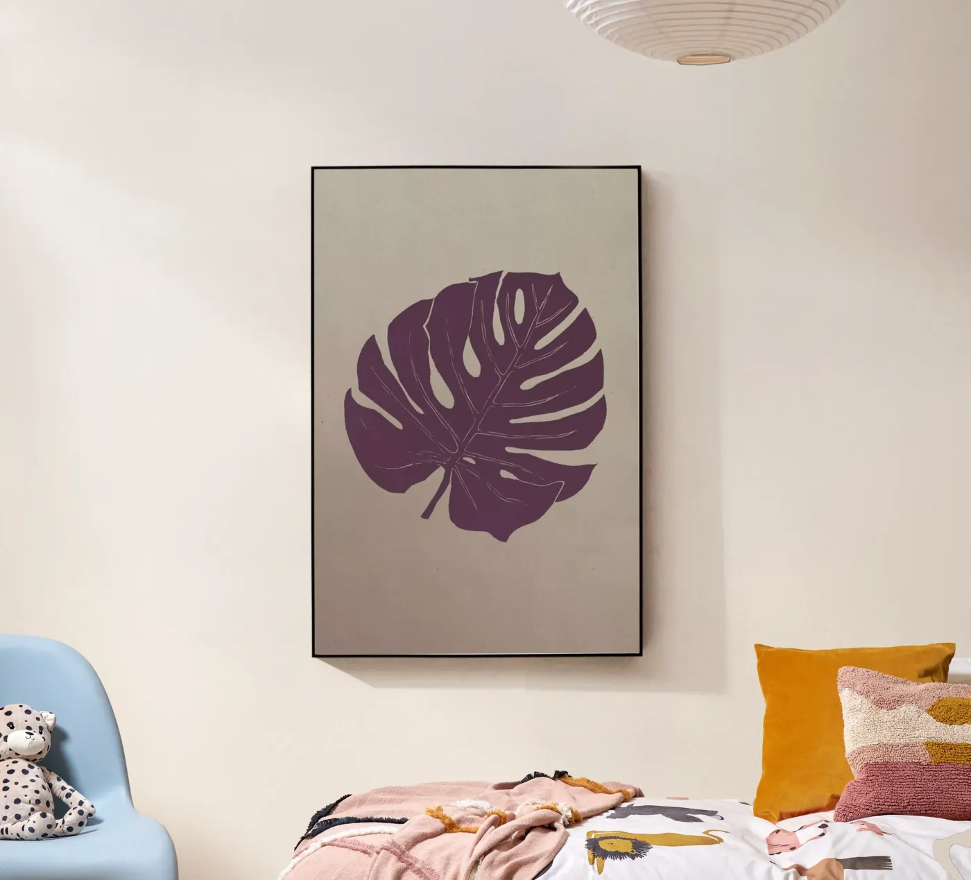 Monstera Purplehaze plexiglass da Elena Veronese