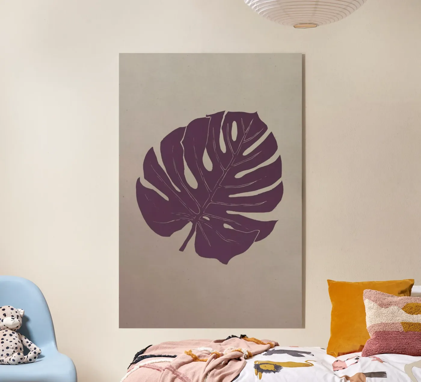 Monstera Purplehaze plexiglass da Elena Veronese