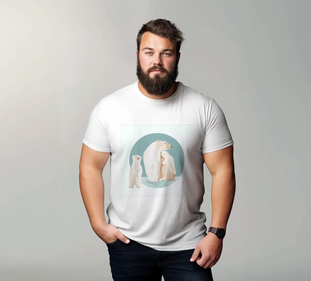 Snow Cuddles t-shirt da Goed Blauw