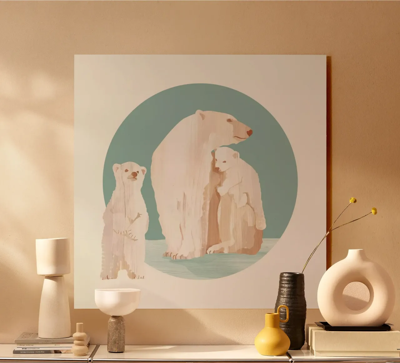 Snow Cuddles plexiglass da Goed Blauw