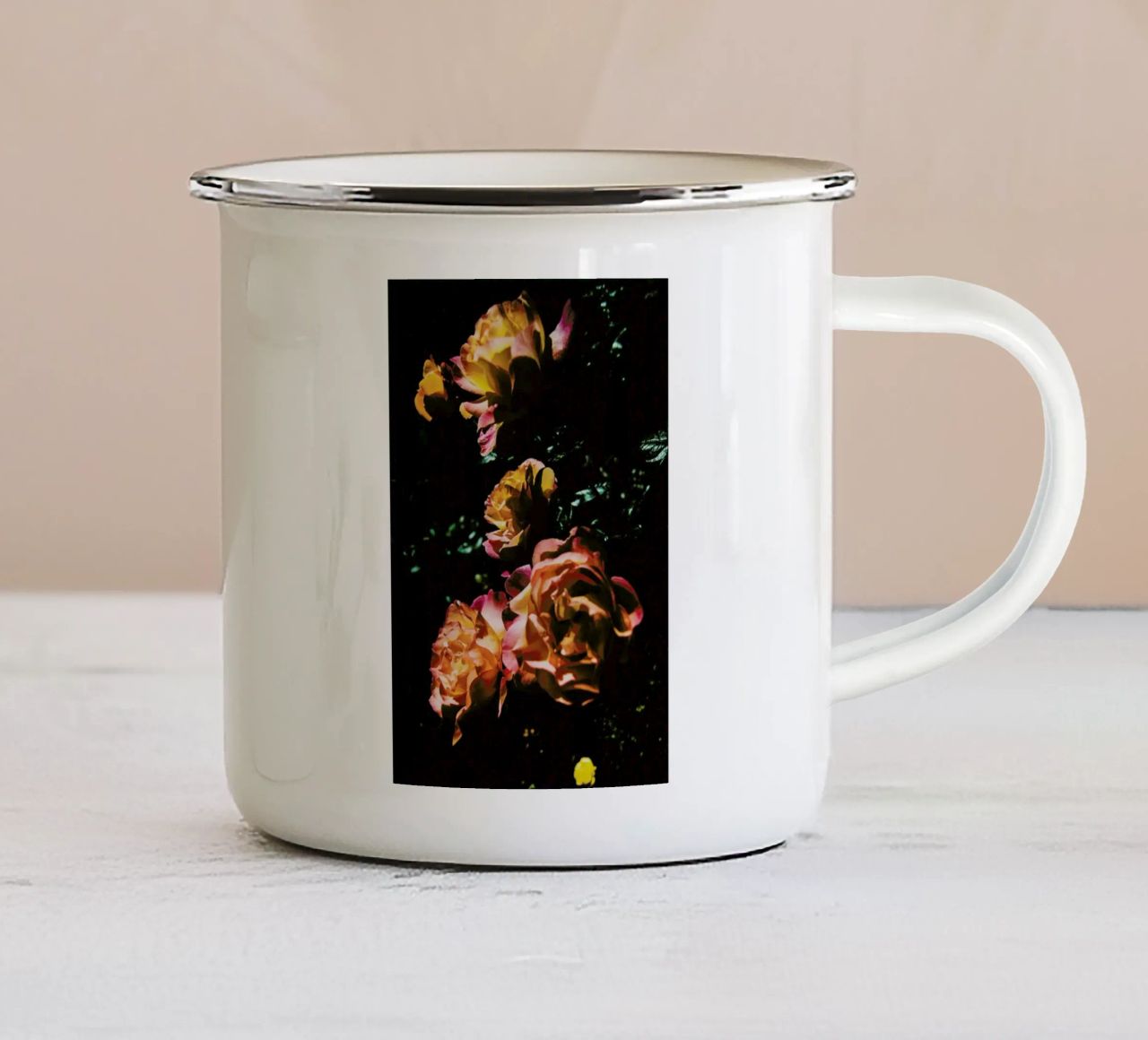 The Rose tazza in smalto da Pale Grain
