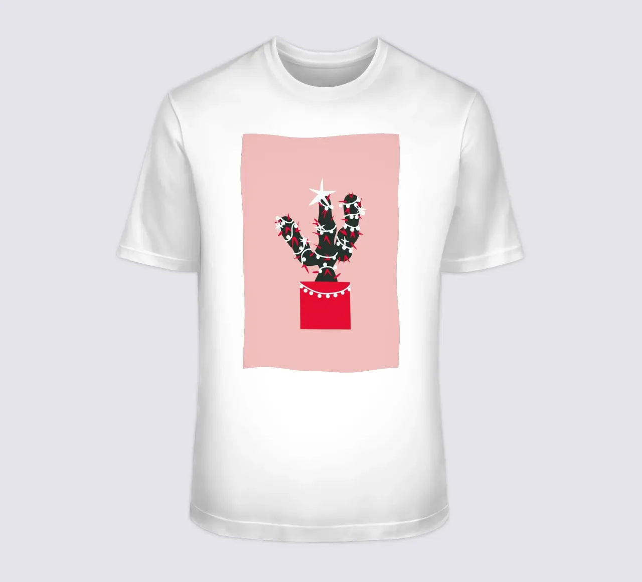 Christmas Cactus 1 t-shirt by Mariery Young