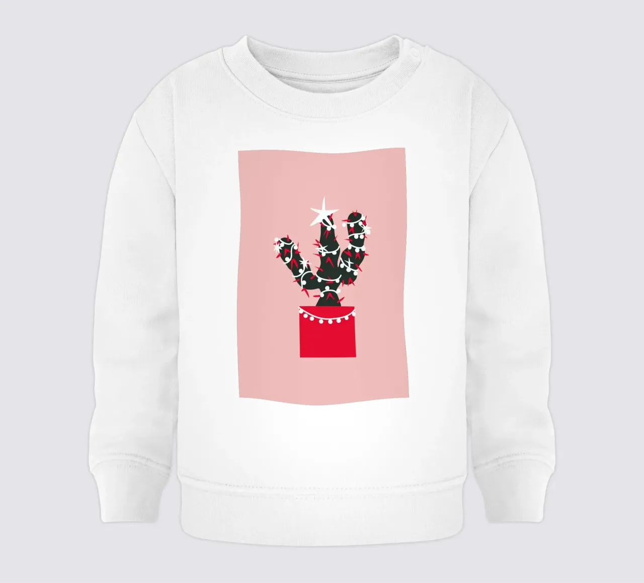 Christmas Cactus 1 felpa neonato da Mariery Young