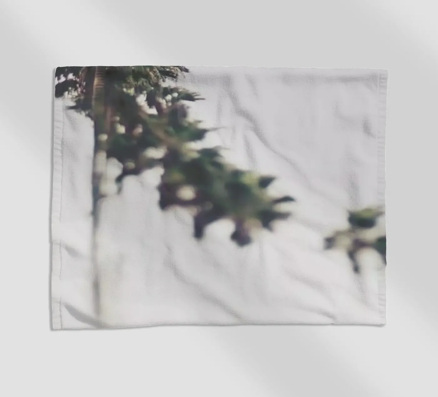 Palms beach towel by Ingrid Beddoes