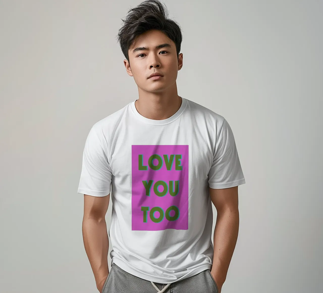 Lila Ti voglio bene anch'io t-shirt da Carinaprint