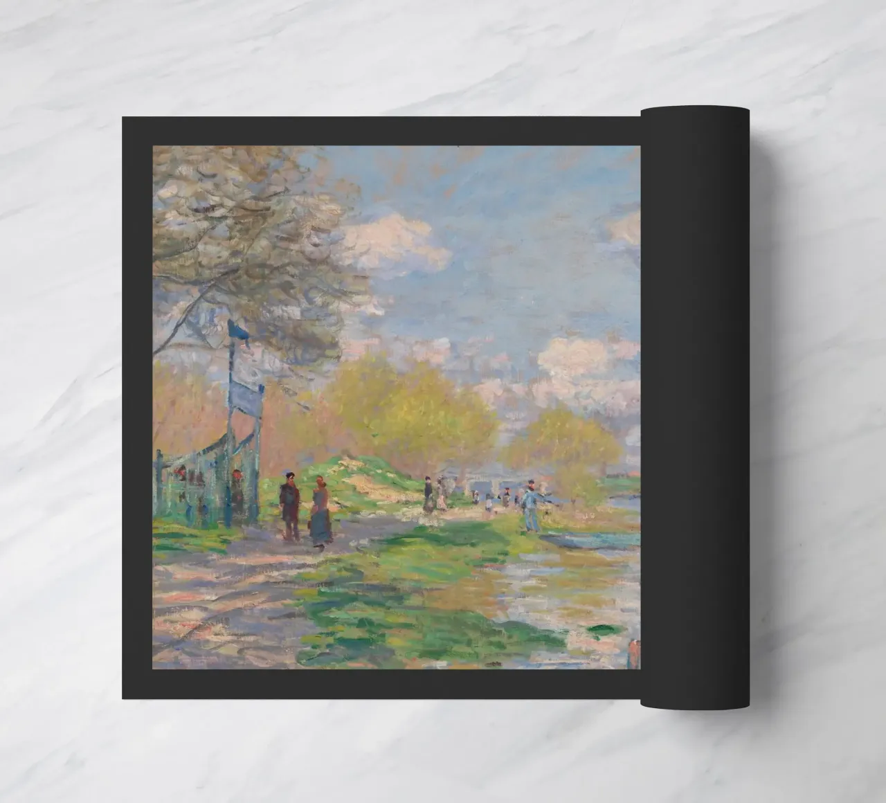 Claude Monet - Primavera sulla Senna zerbino da Timeless Artworks