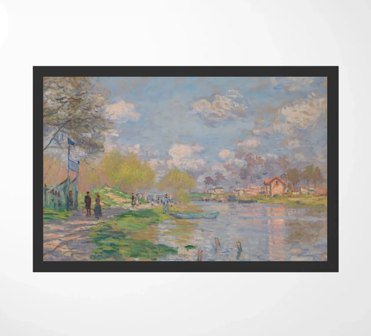 Claude Monet - Primavera sulla Senna zerbino da Timeless Artworks