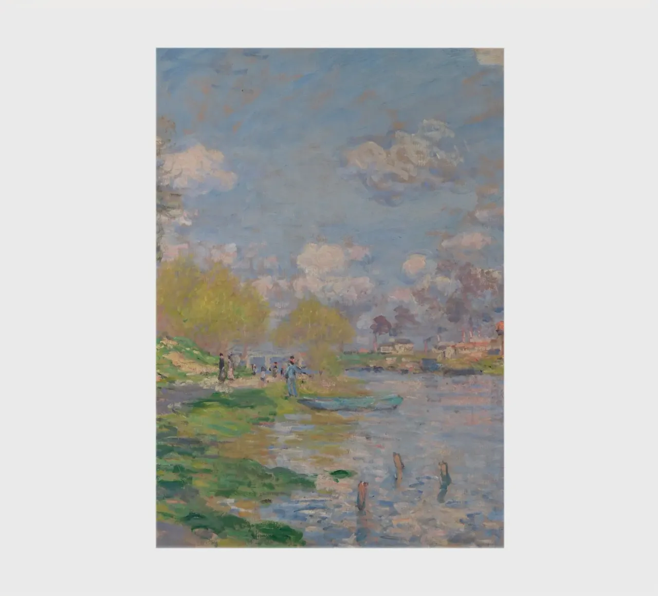 Claude Monet - Spring by the Seine notebook by Timeless Artworks