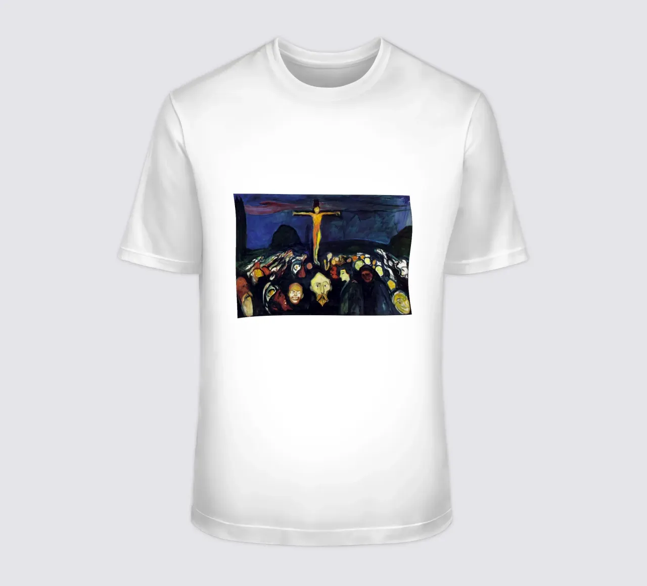 Edvard Munch - Golgota, 1900 t-shirt da Timeless Artworks