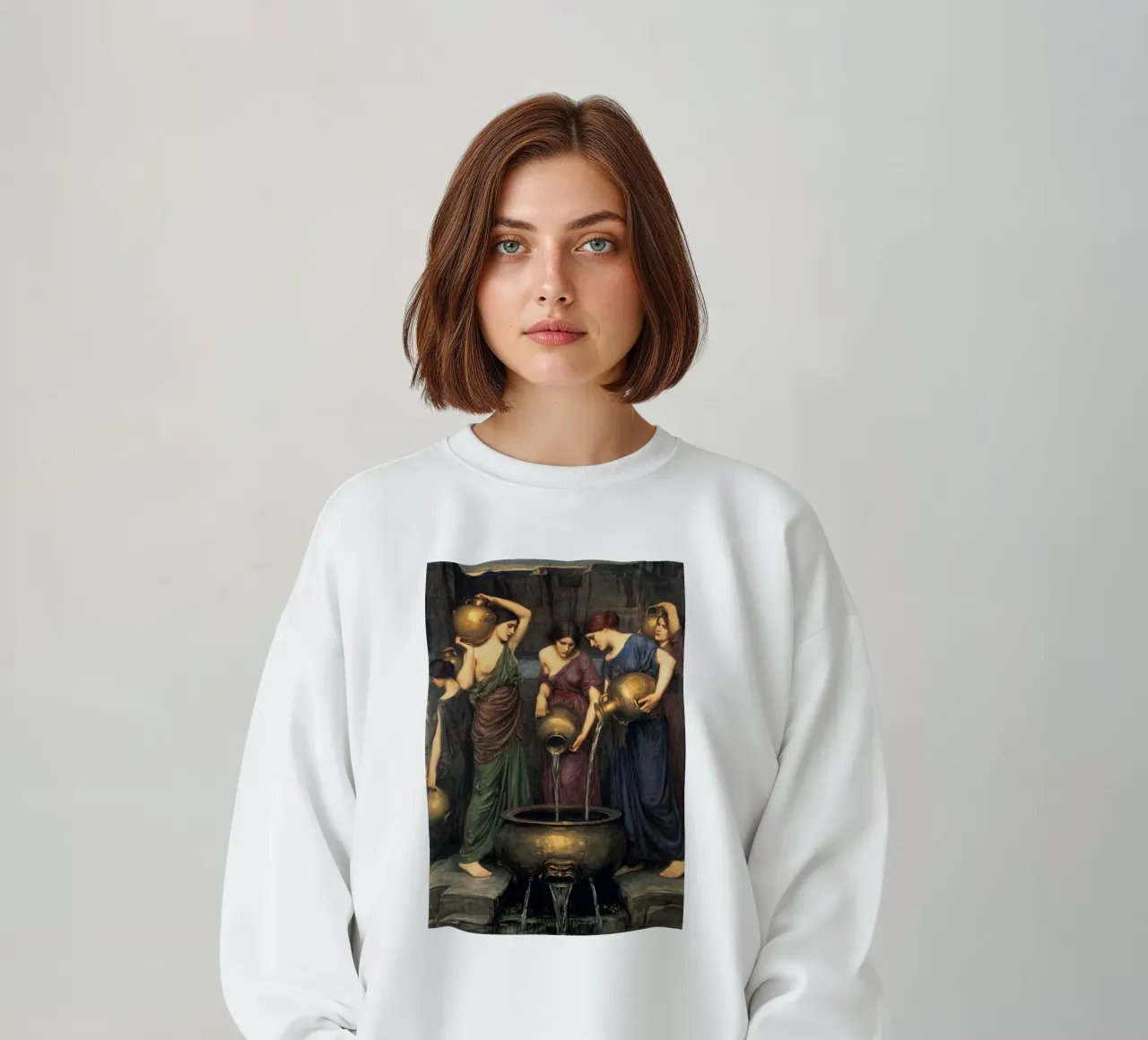John William Waterhouse - Le Danaidi felpa da Timeless Artworks