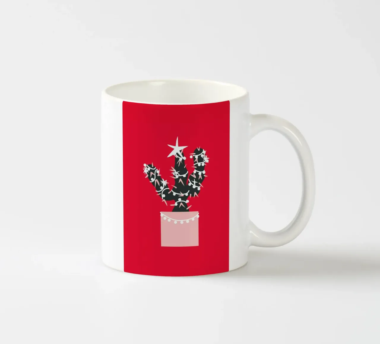 Christmas Cactus 2 tazza in ceramica da Mariery Young
