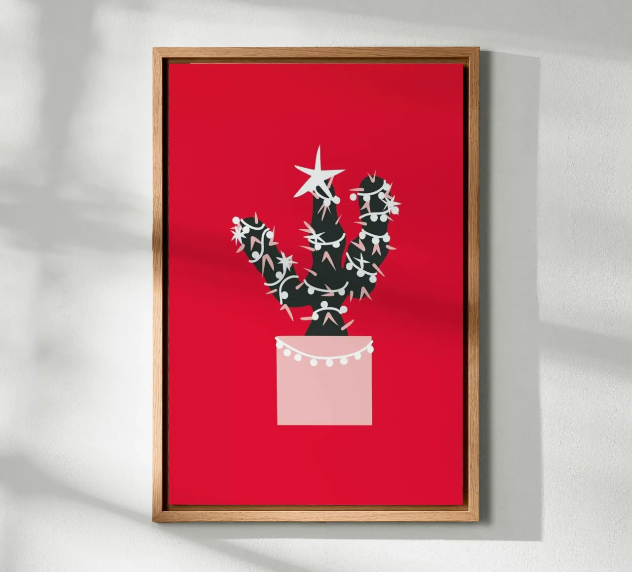 Christmas Cactus 2 alluminio dibond da Mariery Young