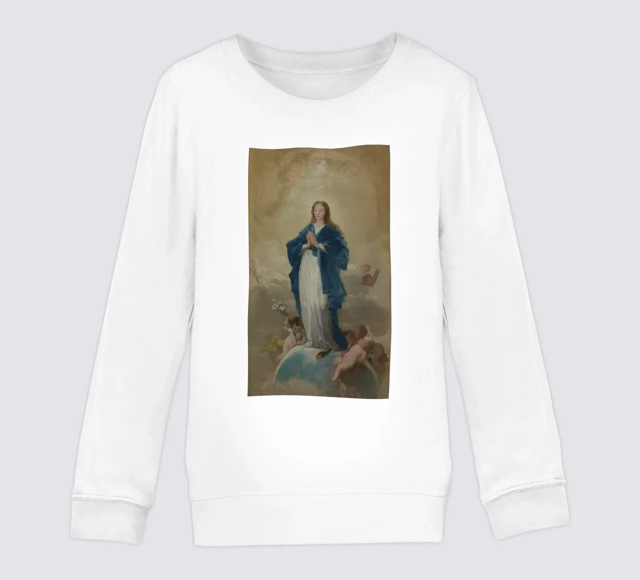 Francisco Goya The Immaculate Conception kids sweatshirt by Timeless Artworks