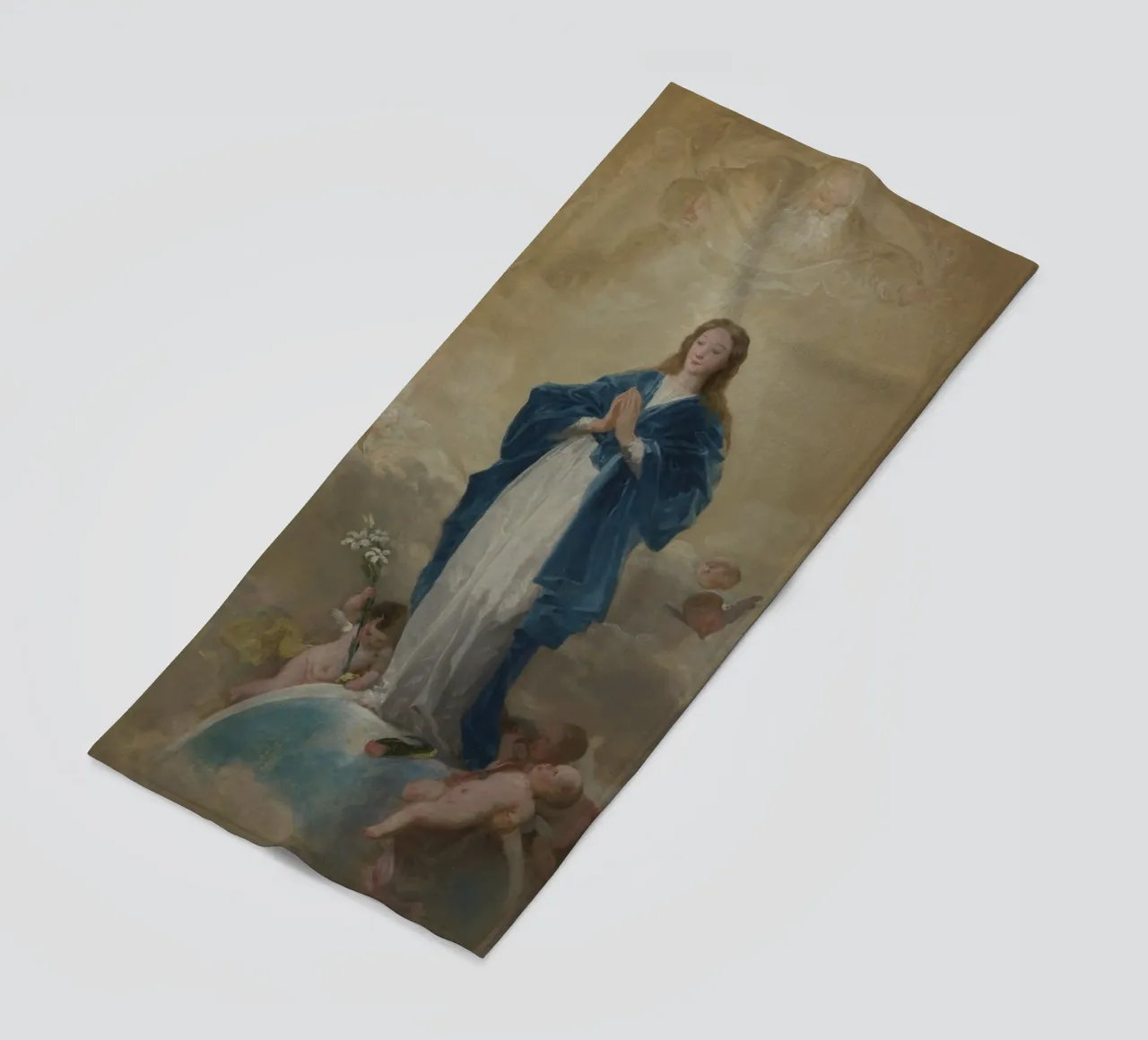 Francisco Goya The Immaculate Conception beach towel by Timeless Artworks