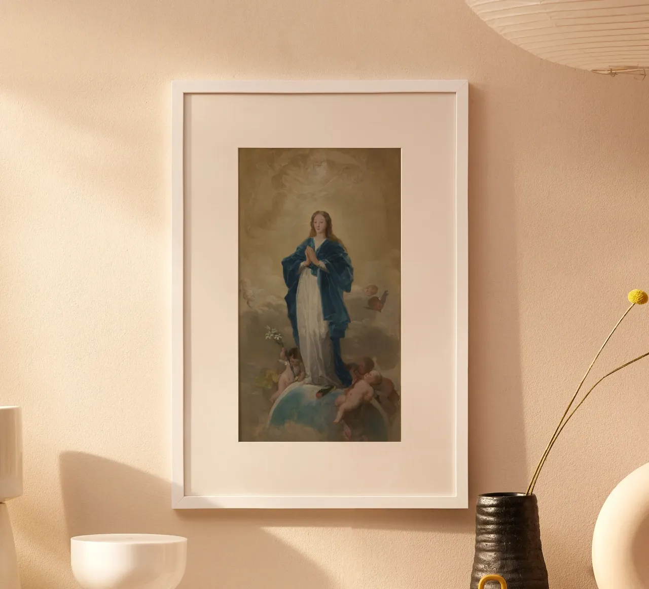 Francisco Goya La Inmaculada Concepción poster con marco de aluminio de Timeless Artworks