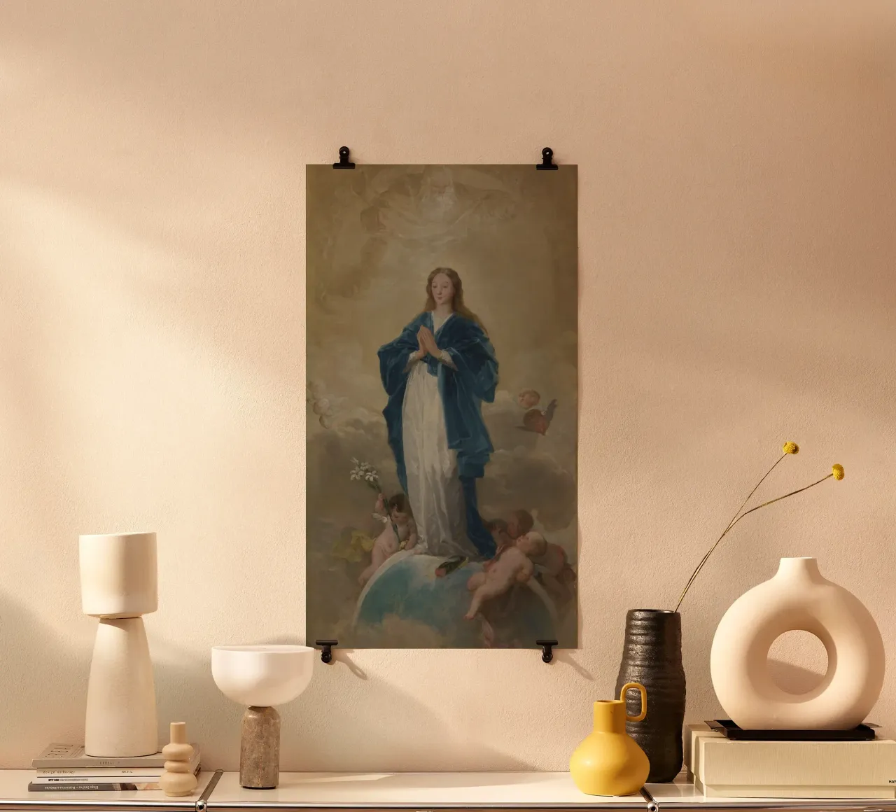 Francisco Goya La Inmaculada Concepción poster con marco de aluminio de Timeless Artworks
