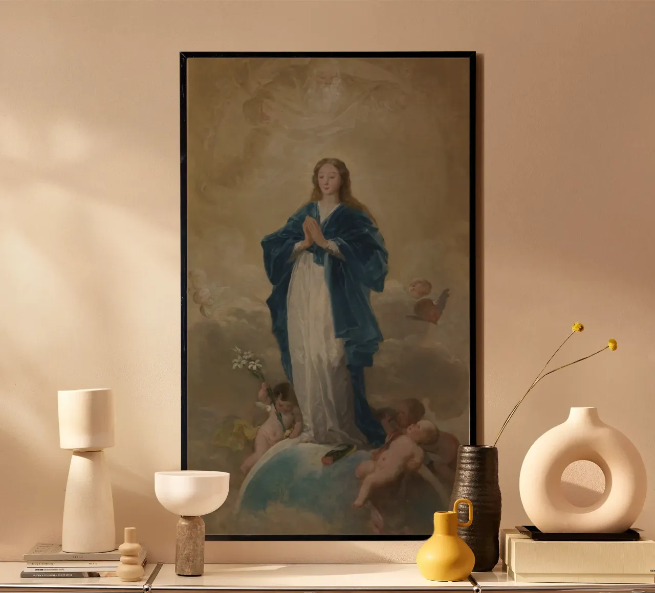 Francisco Goya La Inmaculada Concepción poster con marco de aluminio de Timeless Artworks