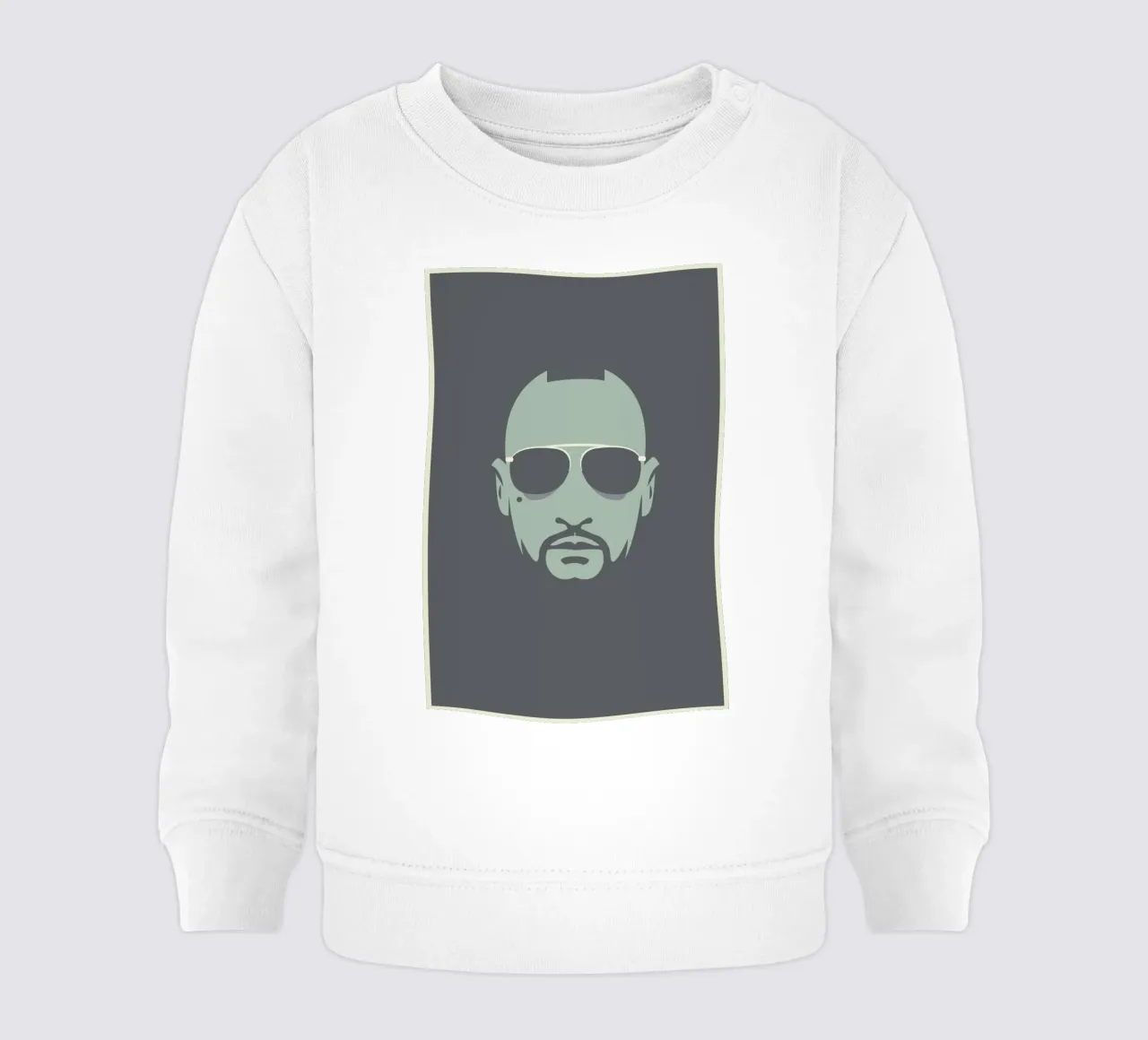 Travis baby sweatshirt van Bruno Morphet