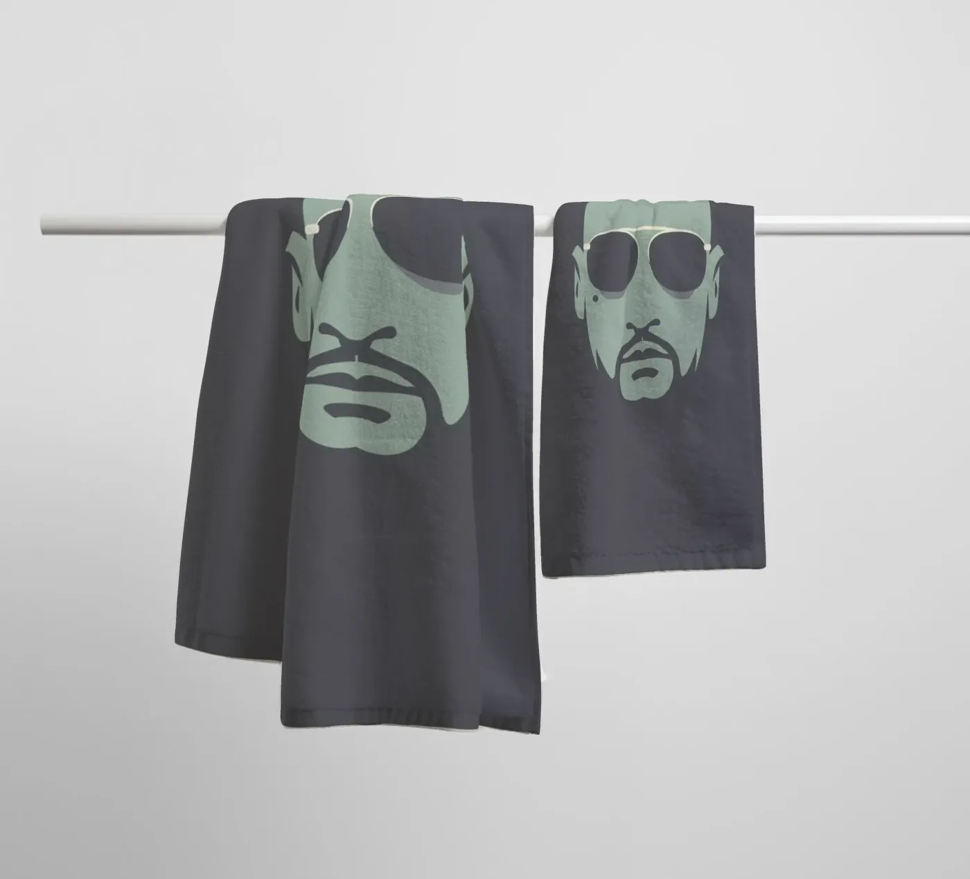 Travis badhanddoek van Bruno Morphet